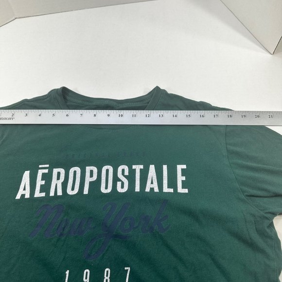 Lot Of 2 Aeropostale Men's Size Medium NY And NE 1987 Tee Shirts Preowned - Picture 9 of 16